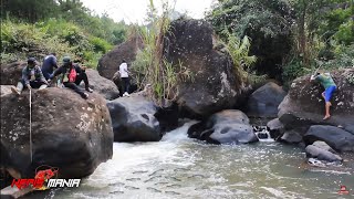 Mancing Ikan Wader di Sungai Kalibening Banjarnegara