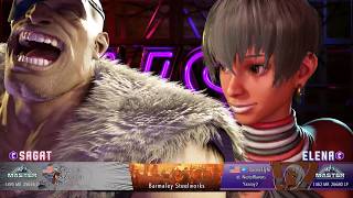 Street Fighter 6 #344 Sagat vs Elena