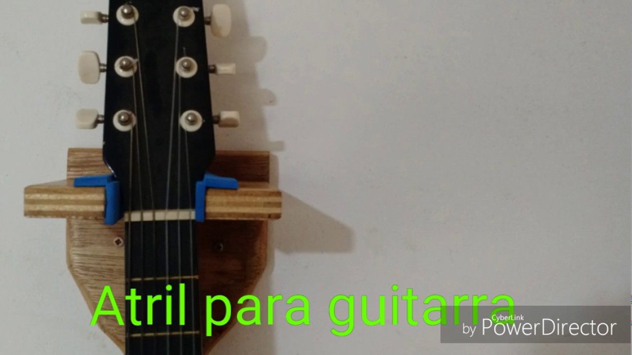Como hacer soporte para guitarra - YouTube
