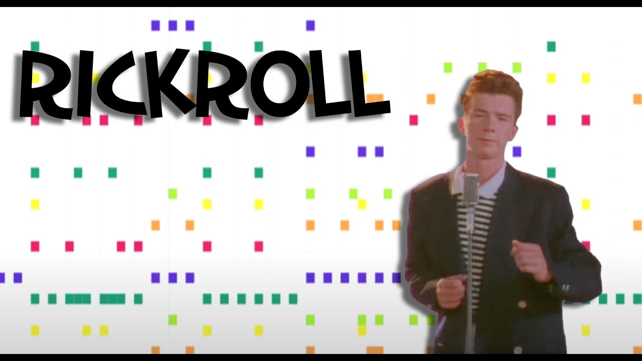 Rick Roll--Never Gonna Give You Up on Chrome Music Lab