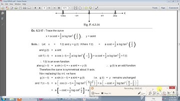 Curve Tracing  Parametric Curves   ice video 20200411 000400