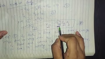 Voltage Divider or Self Emitter Feedback Bias Part-1 for B.sc 2nd year by Sapna Agarwal