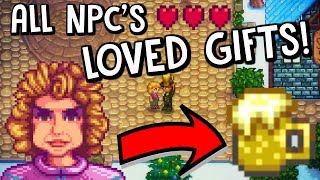 Celebrity What Are The Villagers Most Loved Gifts? *HEART GUIDE!* - Stardew Valley! Net Worth