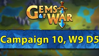 ⚔️ Gems of War, Campaign 10 Week 9 Day 5 | Urska Invasions and Explore 12 Farming ⚔️