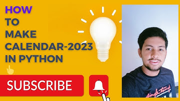 Python Program to Display Calendar-2023|| @Codeshop_By_Nitesh