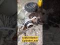 Danger! Do Not Underestimate a Leaking Brake Master Cylinder."