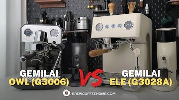 Gemilai Ele vs Owl (G3028A Vs G3006) Espresso Machine Comparison #Gemilai #GemilaiG3028A #EleG3028A