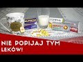 🥛🍵Popijasz tym LEKI?💊 Wiele ryzykujesz!