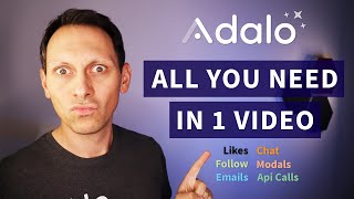 How To Create The Top 5 Features Any App Needs In Adalo (Likes, Chat, Follow, Emails, Modals, API)