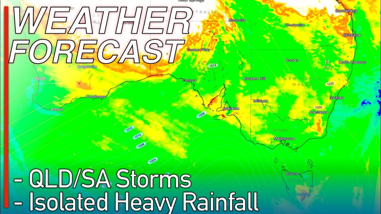 Heavy Rainfall and Strong Thunderstorms Forecast to Lash Queensland and ...