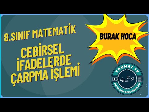 8.sınıf matematik cebirsel ifadelerde çarpma işlemi(YENİ)