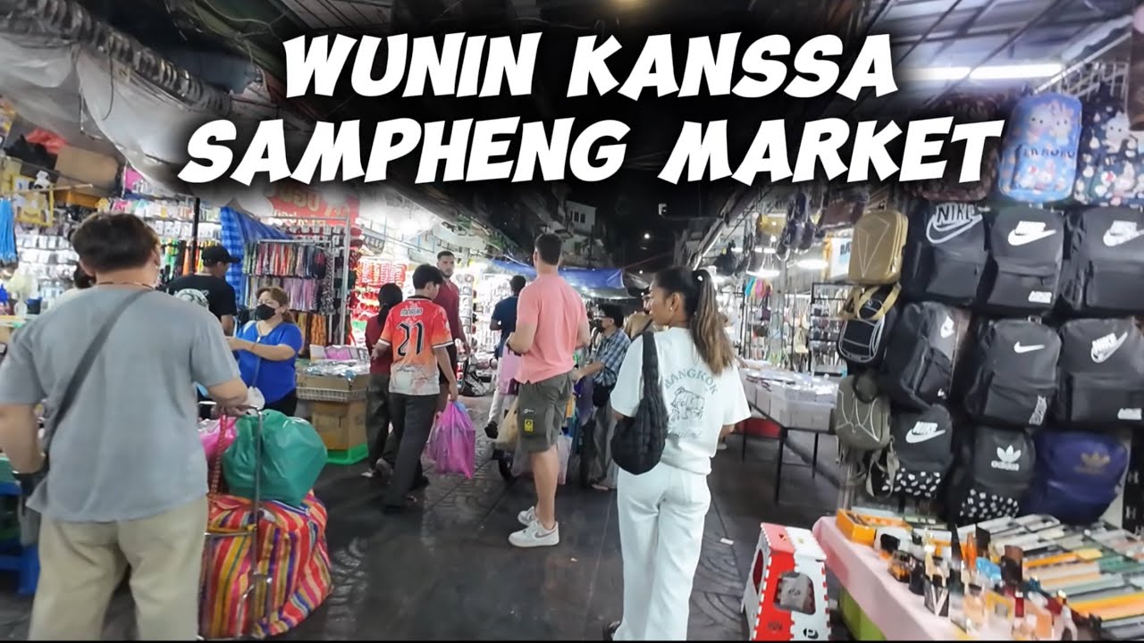 Juhlat jo ovella, maalaispoika Bangkokkiin, Wunin kanssa yö markkinoilla 🇹🇭