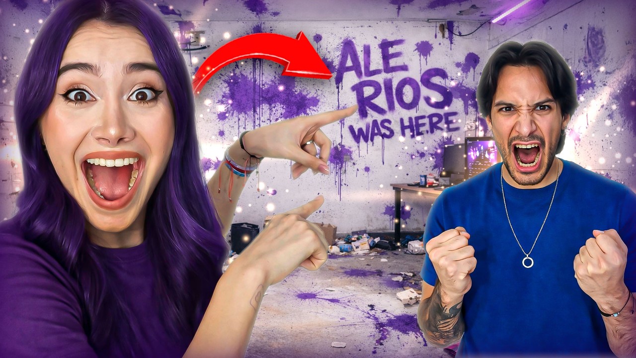 PINTÉ de MORADO el NUEVO CUARTO de PITTER Y terminé DESTRUYENDO TODO *BROMA* 😭 SE ENOJO MUCHO😱