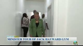 Minister Tour Of Jack Hayward Gym