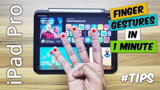 iPad Pro finger gestures | iPad Pro Tips & Shortcuts | iPad Pro multitasking | #shorts