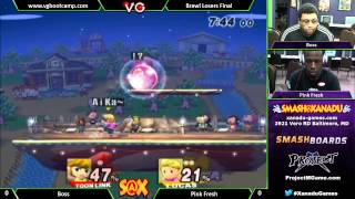 S Weekly - Boss Toon Link Vs. Pink Fresh Lucas Ssbb Losers Finals - Super Smash Bros. Brawl