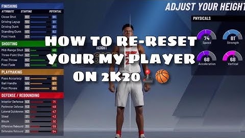 How To Re-Edit Your MyPlayer in NBA 2K20 | NBA 2K20 ReSpec System