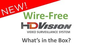 Unboxing the Wire-Free HDVision Video Surveillance System