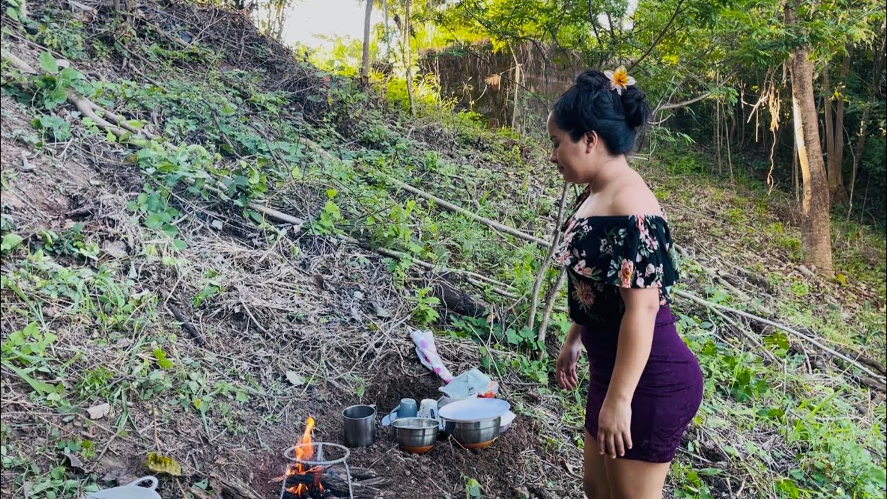 COCINANDO EN EL CAMPO EN EL SALVADOR🌾🔥