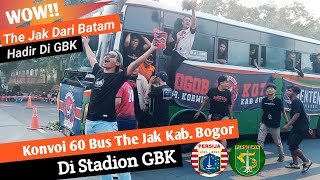 Konvoi 60 Bus The Jak Kabupaten Bogor | Persija Jakarta vs Persebaya Surabaya