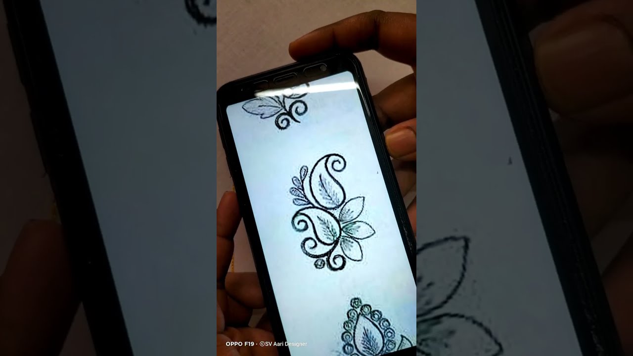 mobile tracing method/how to download tracing design/tracing class/aari online class/ sv9047090595