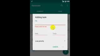 Application Reminder For Android Official Video screenshot 4