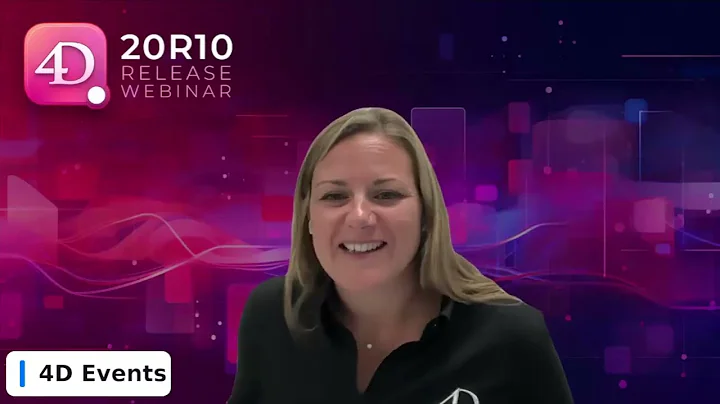 4D Release Webinar - What's new in 4D 20 R10 [English - EMEA & APAC]