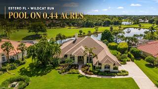 Estero Florida Pool Home with Golf Membership Available
