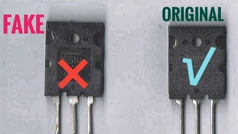 How to Find original or fake transistors | 2sc5200 original transistors