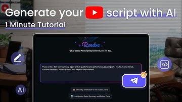 Generate High-Quality Video Scripts in seconds with AI!