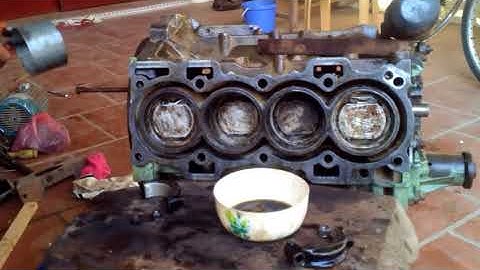 Hướng dẫn sử dụng động cơ đốt trong .Bài 6: Lắp ráp piston,xi lanh