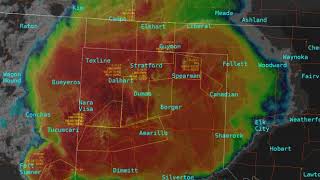 Visible/Infrared Satellite Loop from June 22nd, 2020