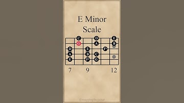 E Minor Scale | 5th String Root #guitarlesson