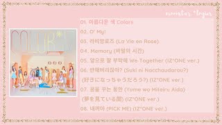 IZ*ONE (아이즈원) - COLOR*IZ (1st Mini Album) TRACKLIST [FULL ALBUM]