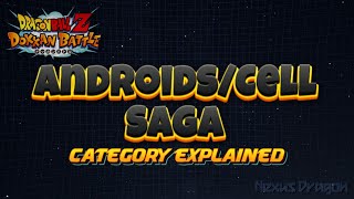 Androidscell Saga Category Explained  Dbz Dokkan Battle