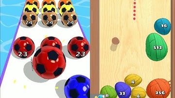 Marble Run 3D Vs Blob Merge 3D Gameplay Android iOS