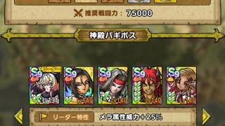 ドラクエタクト 指揮者の神殿 バギLV11 ボス