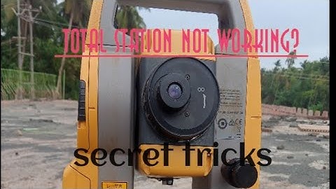 Total station not working problem Solution (Secret trick)