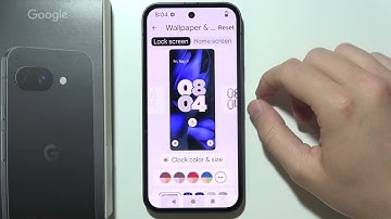 Pixel 9a: How to Change Lock Screen Clock