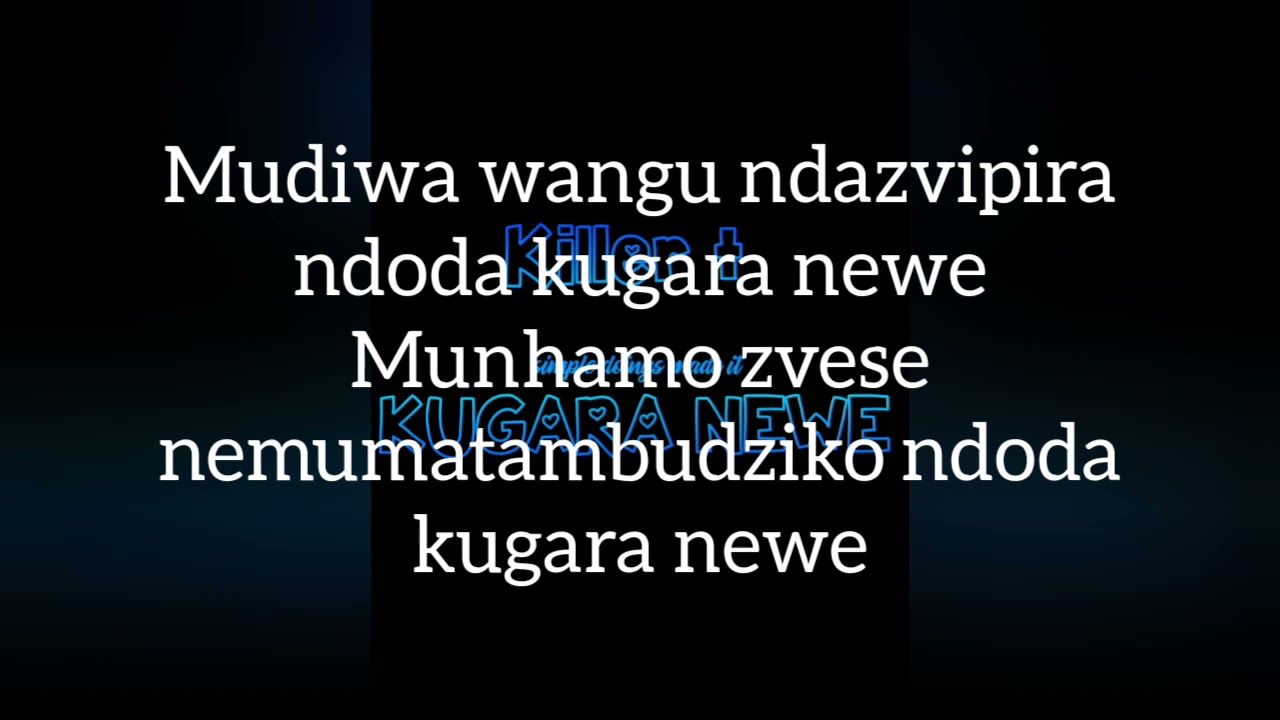 Killer t Kugara newe official lyric video by simple doings