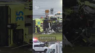 Pilot, copilot killed in collision between jet and fire truck