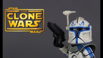 Custom LEGO: Captain Rex Phase 1 Star Wars The Clone Wars