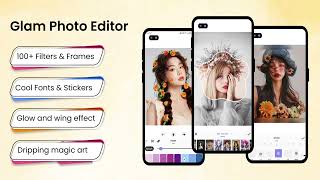 Glam Photo Editor app with blur effect | World Vision Soft screenshot 1