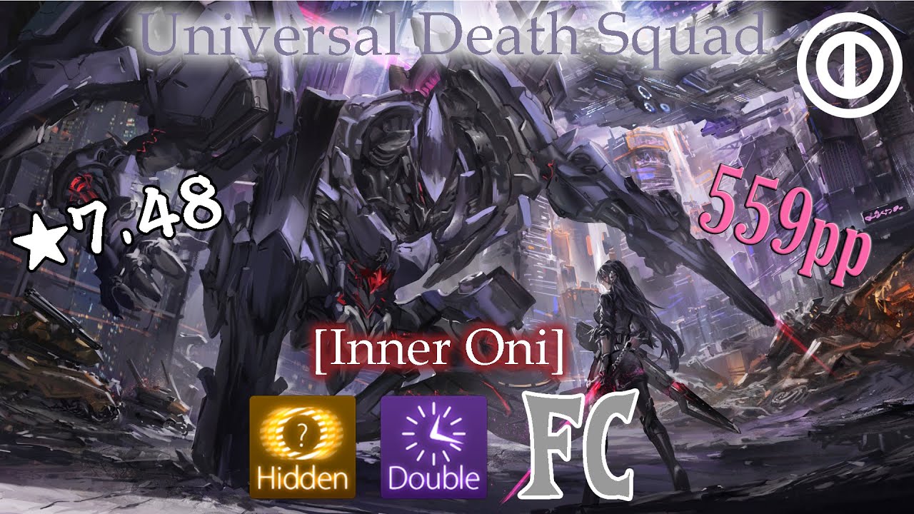 [osu!/Taiko] Universal Death Squad [Inner Oni] + HD, DT (559pp)