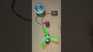Powering A Dj Disco Light and Voltmeter With New Gear Motor Generator _ DC Motor #dcmotor #shorts