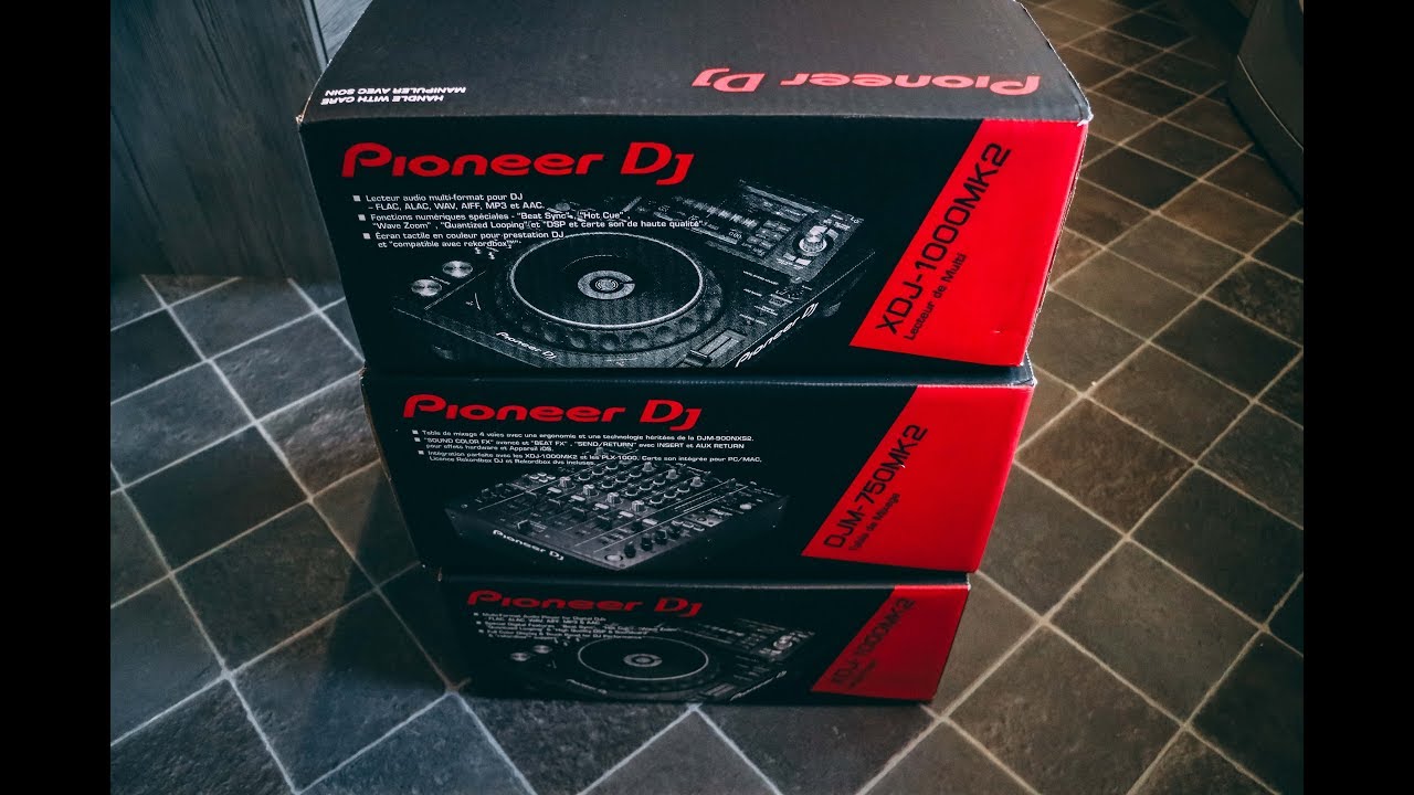 UNBOXING!!! Pioneer XDJ-1000 MK2's | DJM-750 MK2 - YouTube