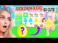 GOLDEN EGGS DECIDE What EGGS WE OPEN In Adopt Me! (Roblox)