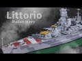 [艦船模型]1/700 イタリア海軍 戦艦リットリオ Italian battleship Littorio [Model Building#24]