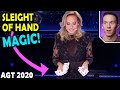 Magician REACTS to NEW Dania Diaz SLEIGHT OF HAND magic on AGT The Champions 2020