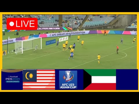 Kuwait U23 vs Malaysia U23 LIVE | U23 AFC Asian Cup 2024 | Full Match Streaming PES21